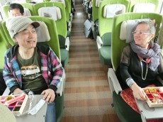 In the train from Okayama in 2019